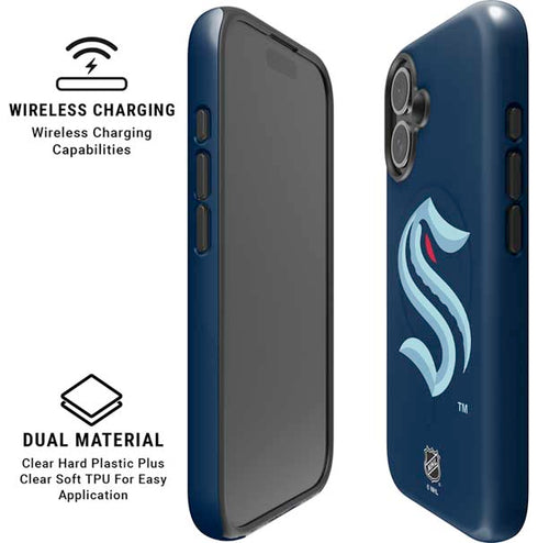 NHL Seattle Kraken iPhone 16 Plus Magsafe Impact Case
