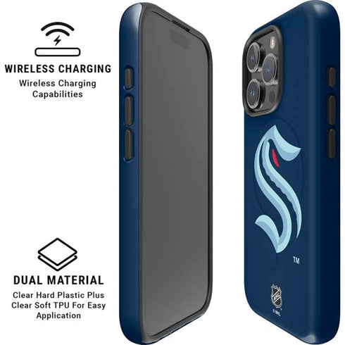 NHL Seattle Kraken iPhone 16 Pro Magsafe Impact Case