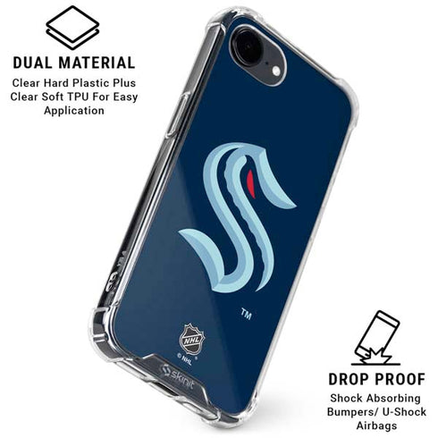 NHL Seattle Kraken iPhone 16e Clear Case