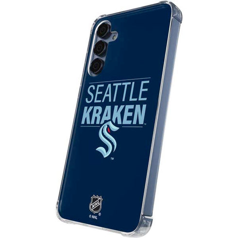 NHL Seattle Kraken Lineup Galaxy A35 5G Clear Case