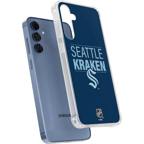 NHL Seattle Kraken Lineup Galaxy A55 5G Clear Case