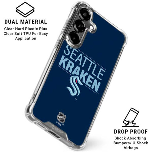 NHL Seattle Kraken Lineup Galaxy S26 Plus Clear Case