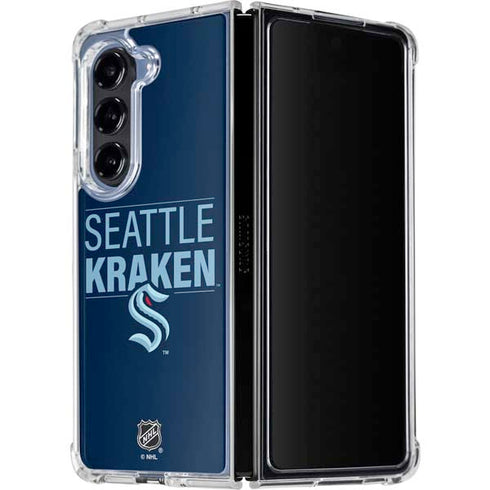 NHL Seattle Kraken Lineup Galaxy Z Fold5 5G Clear Case