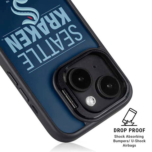 NHL Seattle Kraken Lineup iPhone 15 Kickstand Case