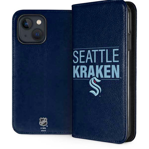 NHL Seattle Kraken Lineup iPhone 15 Plus Folio Case