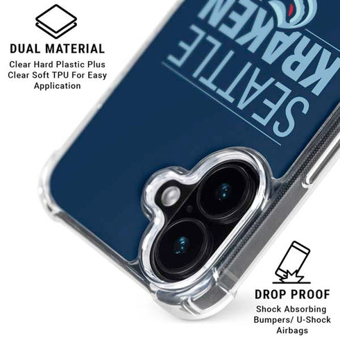 NHL Seattle Kraken Lineup iPhone 16 MagSafe Case