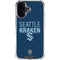 NHL Seattle Kraken Lineup iPhone 16 Plus Clear Case