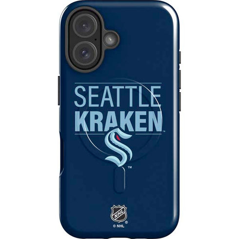 NHL Seattle Kraken Lineup iPhone 16 Plus Magsafe Impact Case