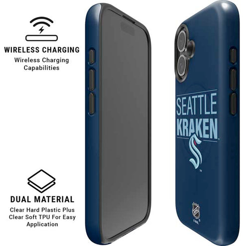 NHL Seattle Kraken Lineup iPhone 16 Plus Magsafe Impact Case
