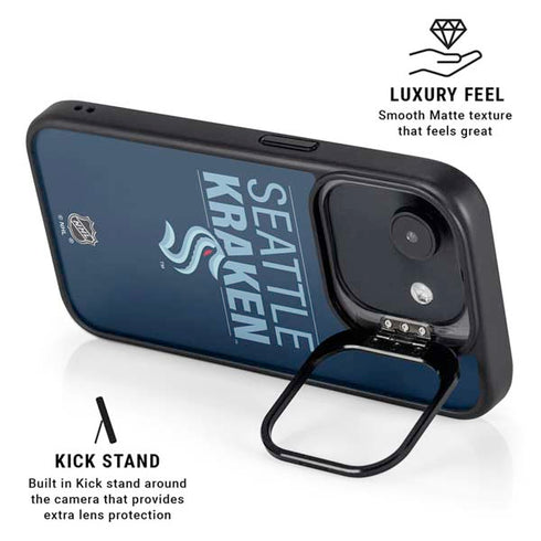 NHL Seattle Kraken Lineup iPhone 16e Kickstand Case