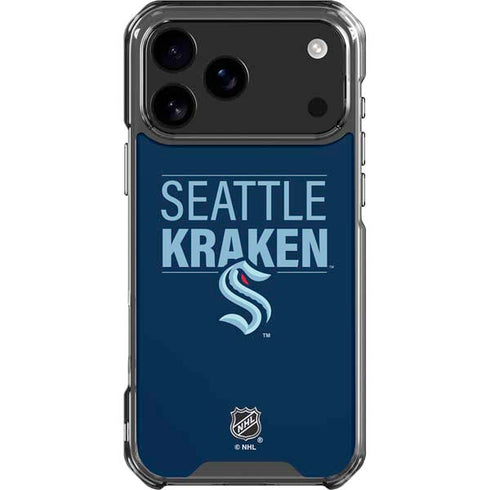 NHL Seattle Kraken Lineup iPhone 18 Pro Max Clear Case