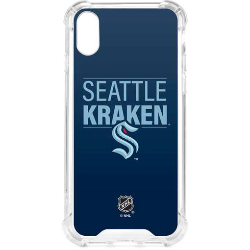 NHL Seattle Kraken Lineup iPhone XS Clear Case