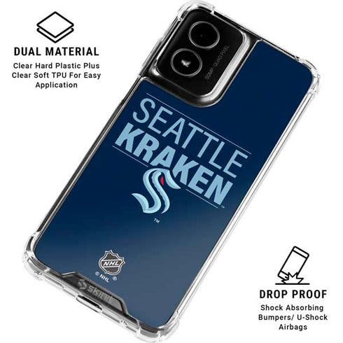NHL Seattle Kraken Lineup Moto G Power 5G (2024) Clear Case