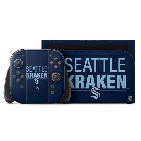 NHL Seattle Kraken Lineup Nintendo Switch 2 (2025) with Joy-Con Skin