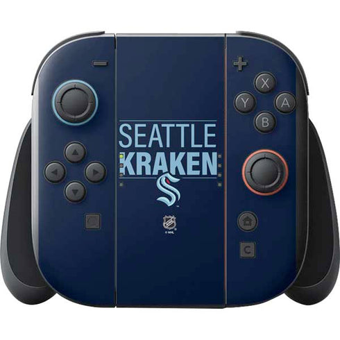 NHL Seattle Kraken Lineup Nintendo Switch 2 (2025) with Joy-Con Skin