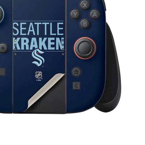 NHL Seattle Kraken Lineup Nintendo Switch 2 (2025) Joy-Con Controller Skin