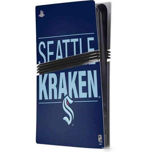NHL Seattle Kraken Lineup PS5 Pro Console Skin
