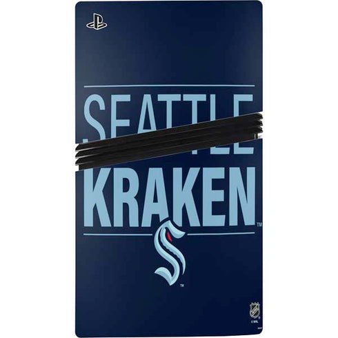 NHL Seattle Kraken Lineup PS5 Pro Disk Bundle Skin