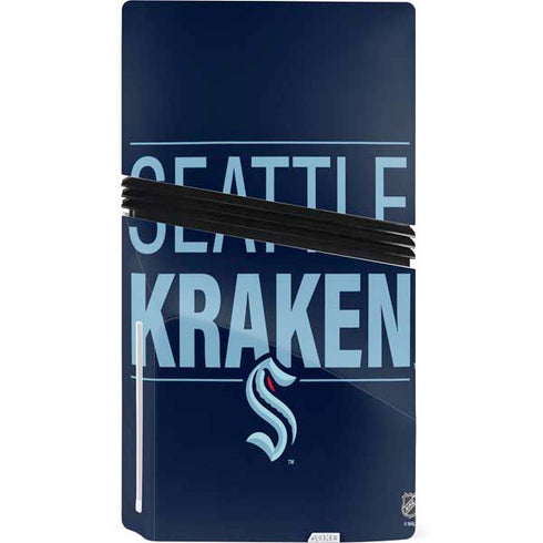 NHL Seattle Kraken Lineup PS5 Pro Disk Console Skin