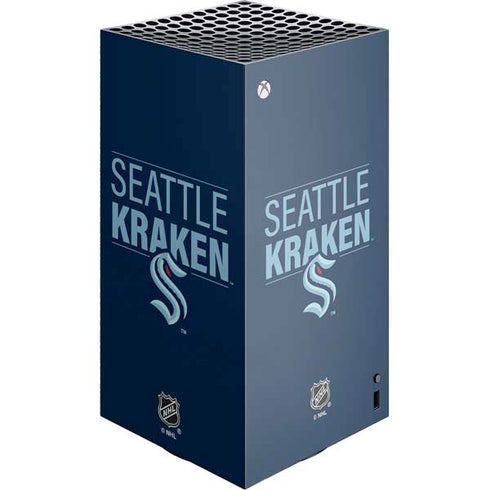 NHL Seattle Kraken Lineup XBox Series X Digital Edition Console Skin