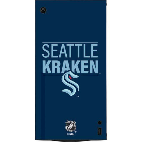 NHL Seattle Kraken Lineup XBox Series X Digital Edition Console Skin
