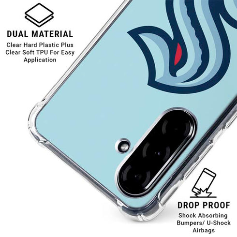 NHL Seattle Kraken Logo Galaxy A36 5G Clear Case