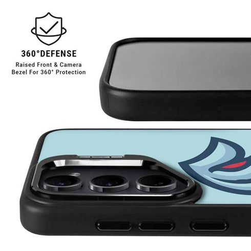 NHL Seattle Kraken Logo Galaxy S25 Kickstand Case