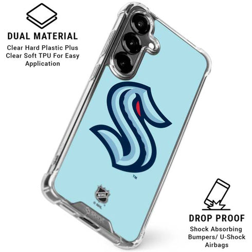 NHL Seattle Kraken Logo Galaxy S26 Plus Clear Case
