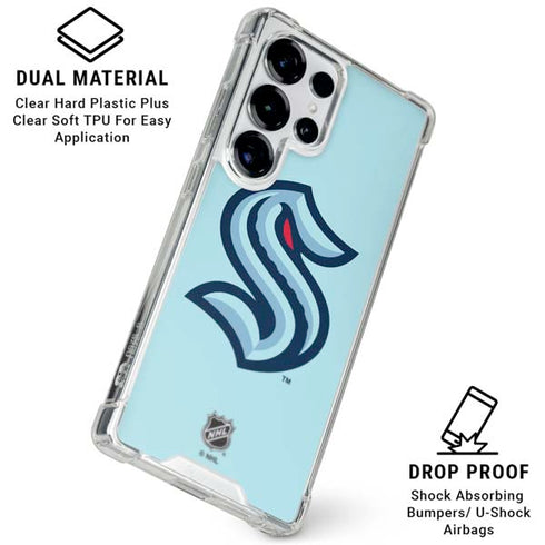 NHL Seattle Kraken Logo Galaxy S26 Ultra Clear Case