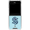 NHL Seattle Kraken Logo Galaxy Z Flip6 Clear Case