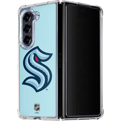 NHL Seattle Kraken Logo Galaxy Z Fold5 5G Clear Case