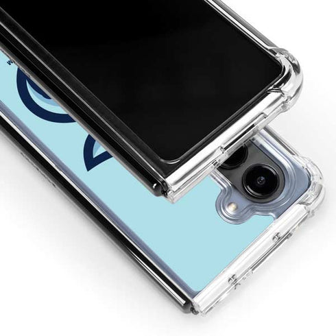 NHL Seattle Kraken Logo Galaxy Z Fold5 5G Clear Case