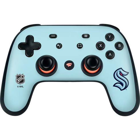 NHL Seattle Kraken Logo Google Stadia Controller Skin