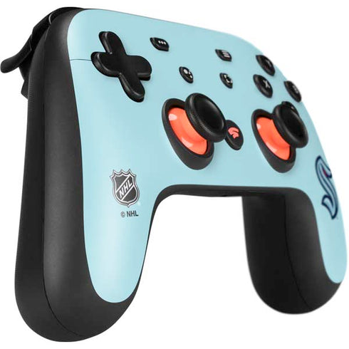 NHL Seattle Kraken Logo Google Stadia Controller Skin