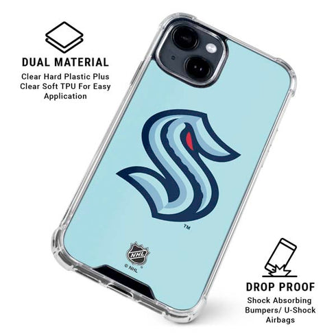 NHL Seattle Kraken Logo iPhone 15 Clear Case