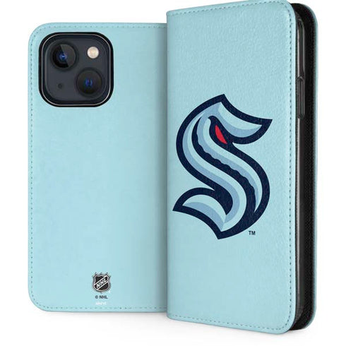 NHL Seattle Kraken Logo iPhone 15 Folio Case