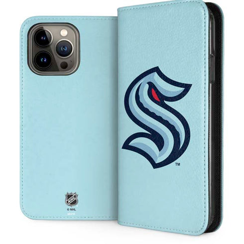 NHL Seattle Kraken Logo iPhone 15 Pro Max Folio Case