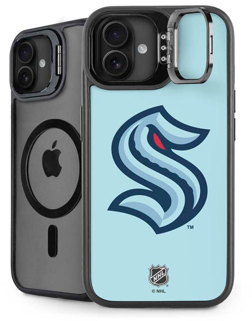 NHL Seattle Kraken Logo iPhone 16 Kickstand Case