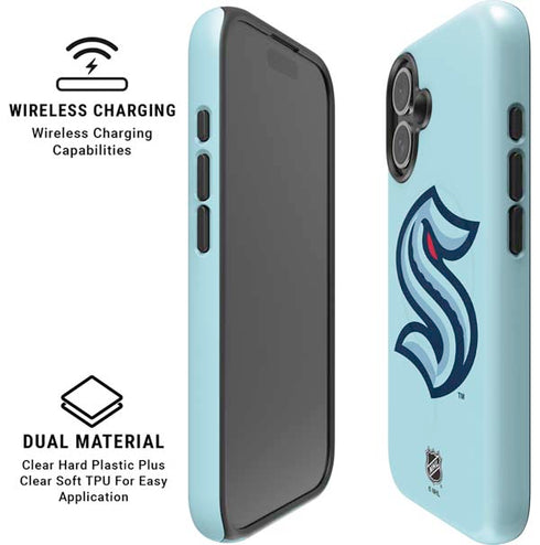 NHL Seattle Kraken Logo iPhone 16 Plus Magsafe Impact Case