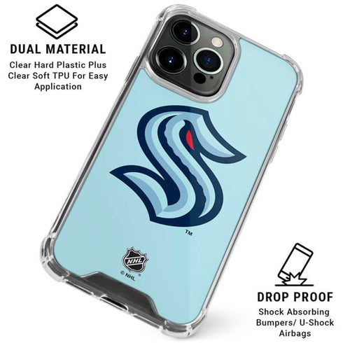 NHL Seattle Kraken Logo iPhone 16 Pro Clear Case