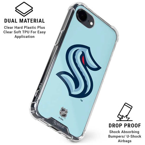 NHL Seattle Kraken Logo iPhone 16e Clear Case