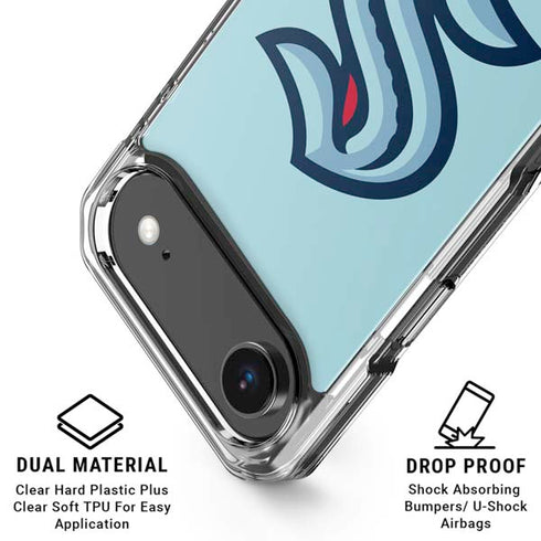 NHL Seattle Kraken Logo iPhone 17 Air Clear Case