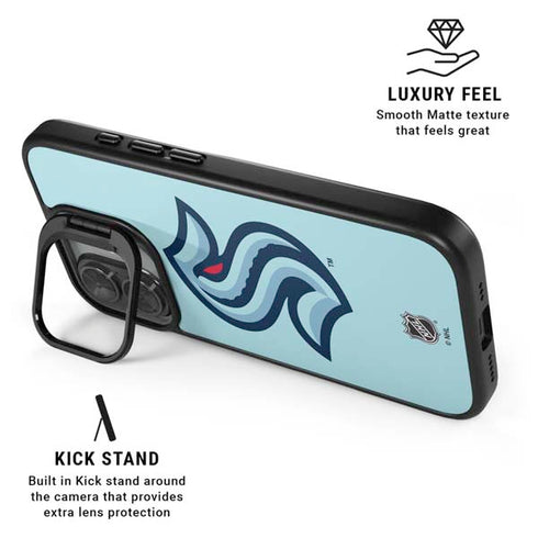 NHL Seattle Kraken Logo iPhone 17 Kickstand Case