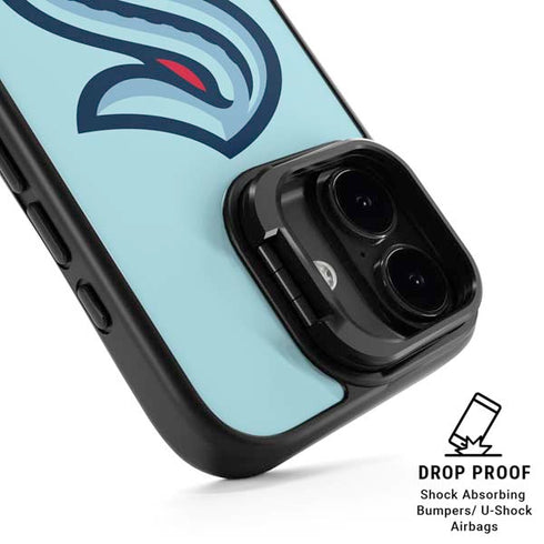 NHL Seattle Kraken Logo iPhone 17 Kickstand Case