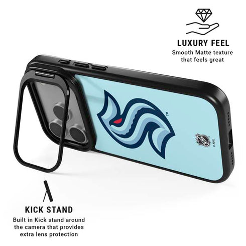 NHL Seattle Kraken Logo iPhone 17 Pro Kickstand Case