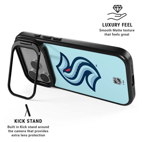 NHL Seattle Kraken Logo iPhone 17 Pro Max Kickstand Case