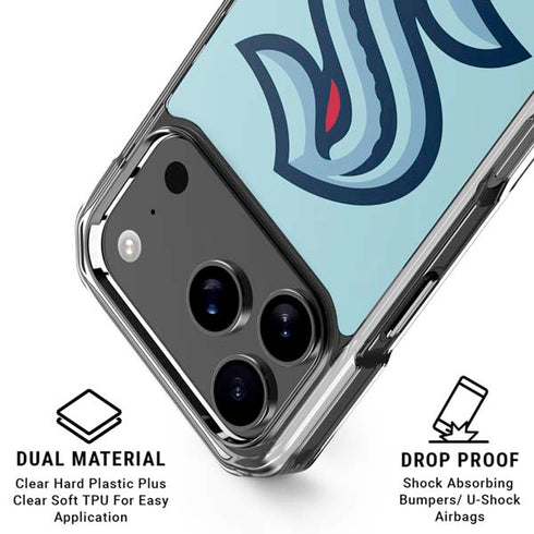 NHL Seattle Kraken Logo iPhone 17 Pro Max MagSafe Case