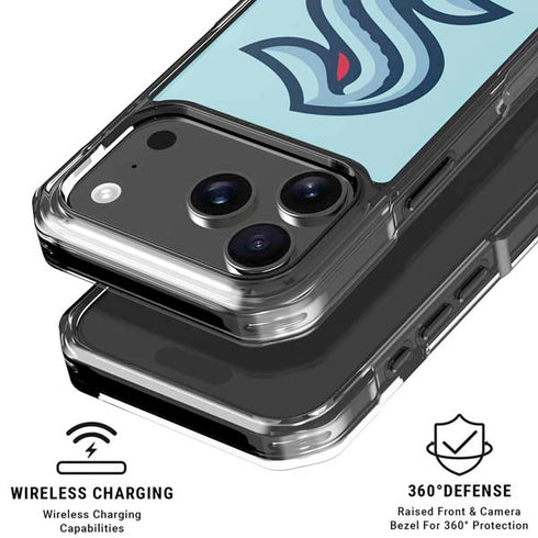 NHL Seattle Kraken Logo iPhone 18 Pro Clear Case