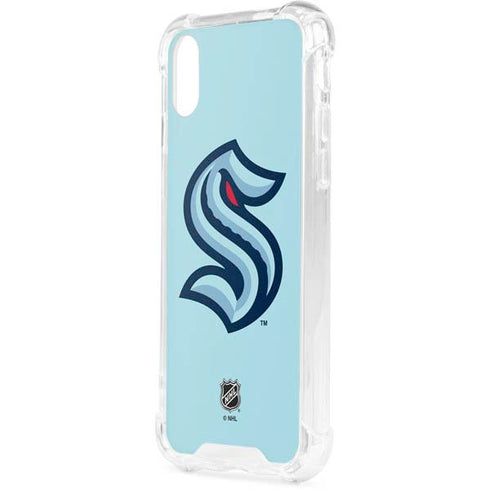 NHL Seattle Kraken Logo iPhone XS Clear Case