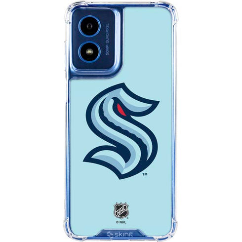 NHL Seattle Kraken Logo Moto G 5G (2024) Clear Case